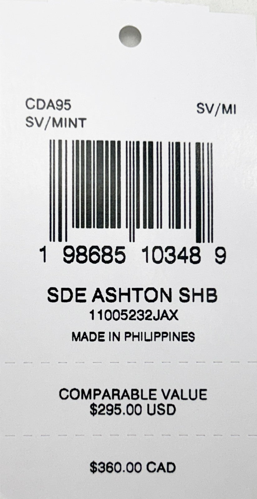 COACH Coach Ashton Suede Shoulder Bag Purse